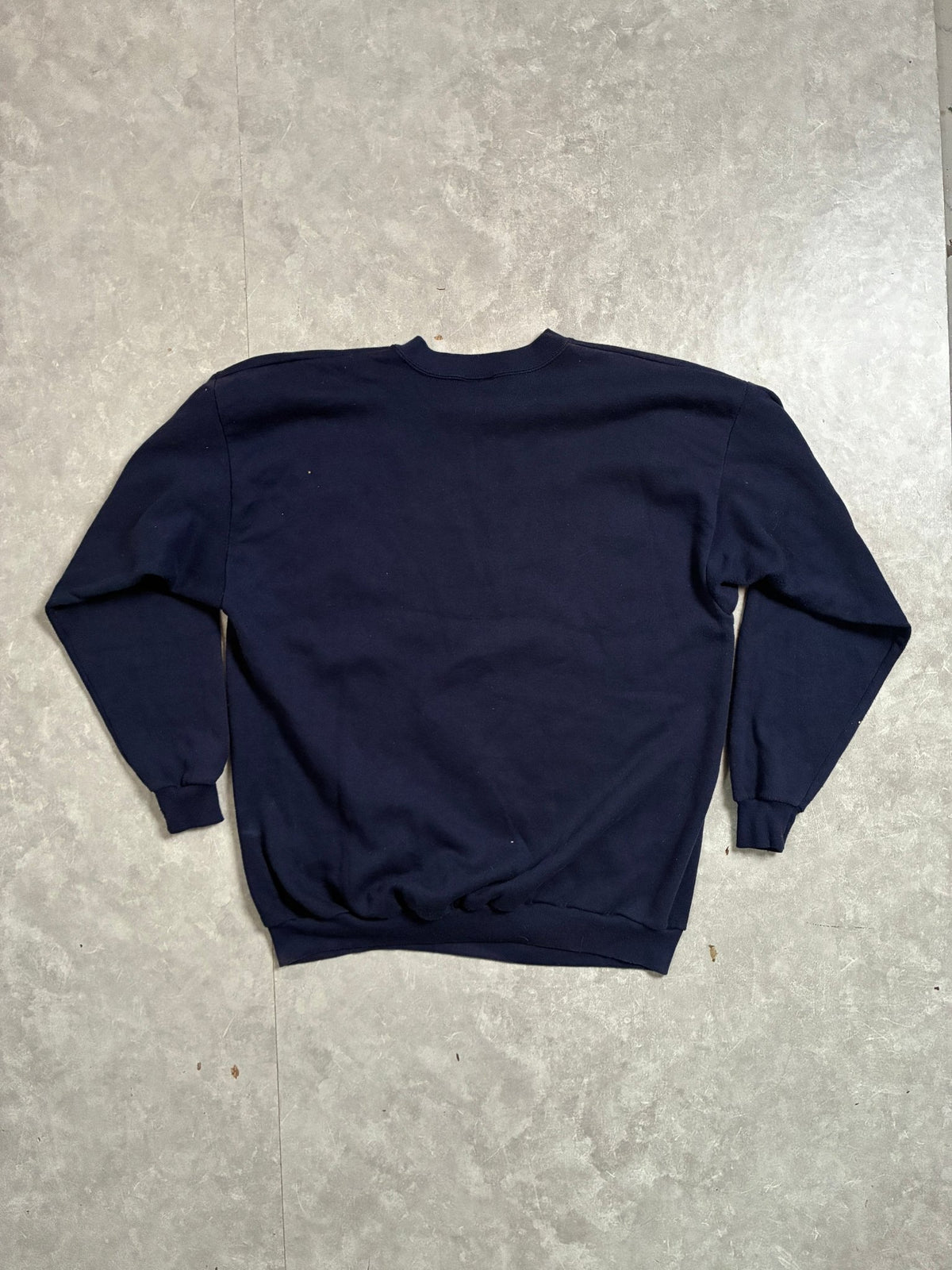 90s Vintage Notre Dame Big Print Navy Crewneck -XXL - XXL | Martin City Vintage