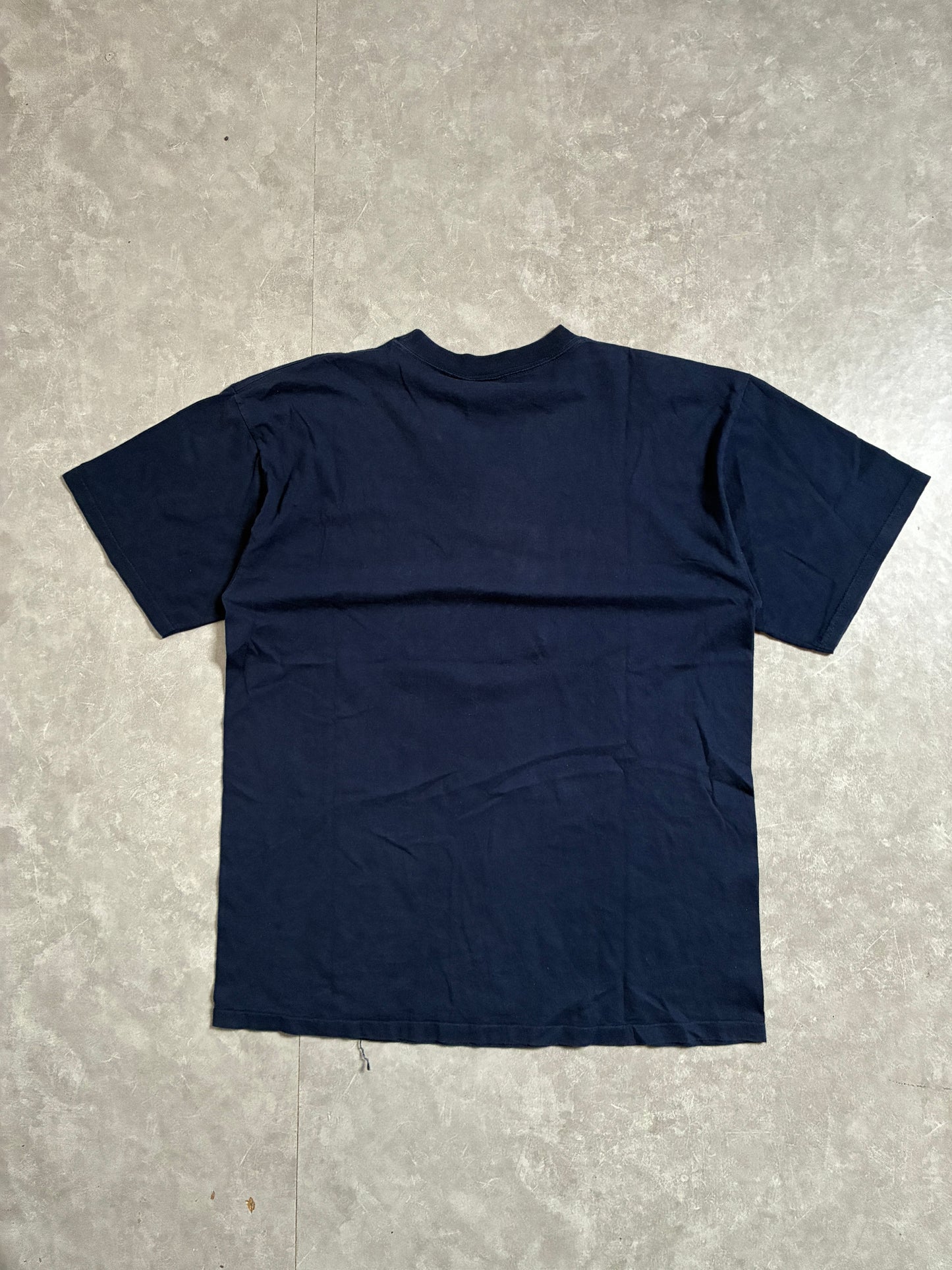 90s Vintage West Virginia Mountaineers Navy T-Shirt -XL