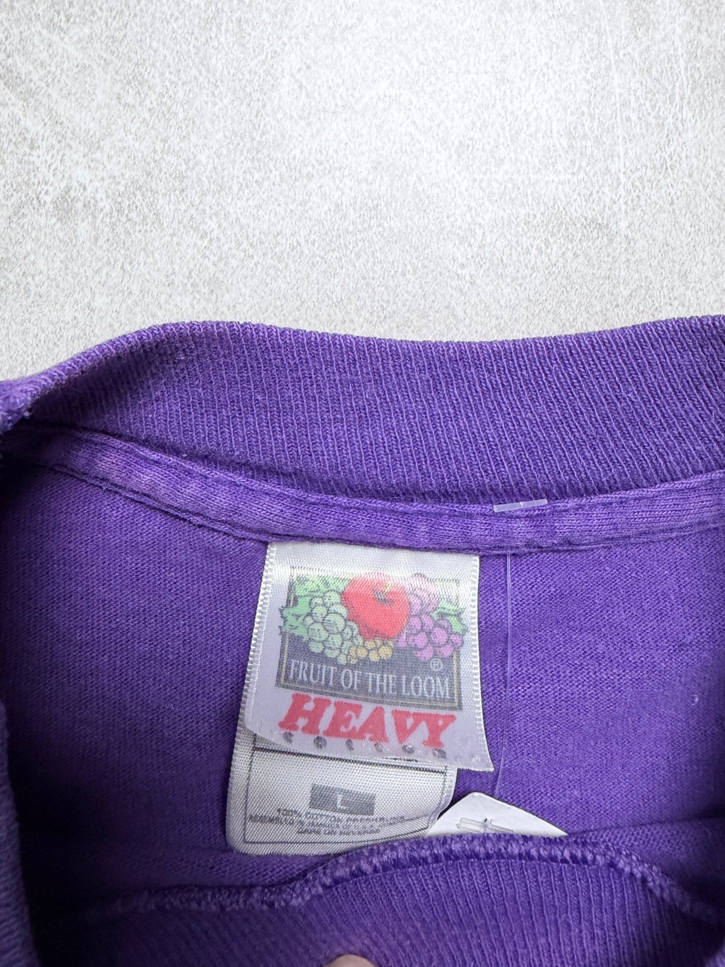 1997 Vintage Kansas State Distressed Tostitos Bowl Purple T-Shirt -L - L | Martin City Vintage