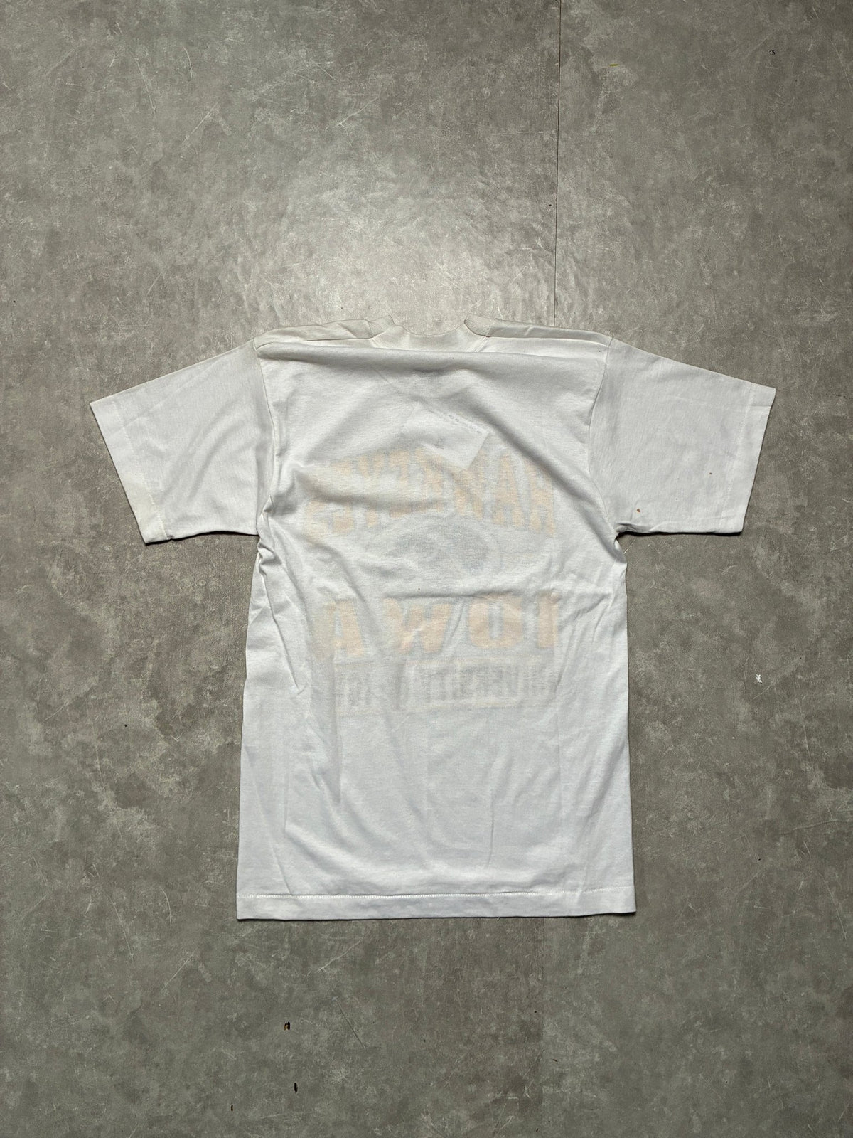 90s Vintage Iowa Hawkeyes White T-Shirt -M - M | Martin City Vintage