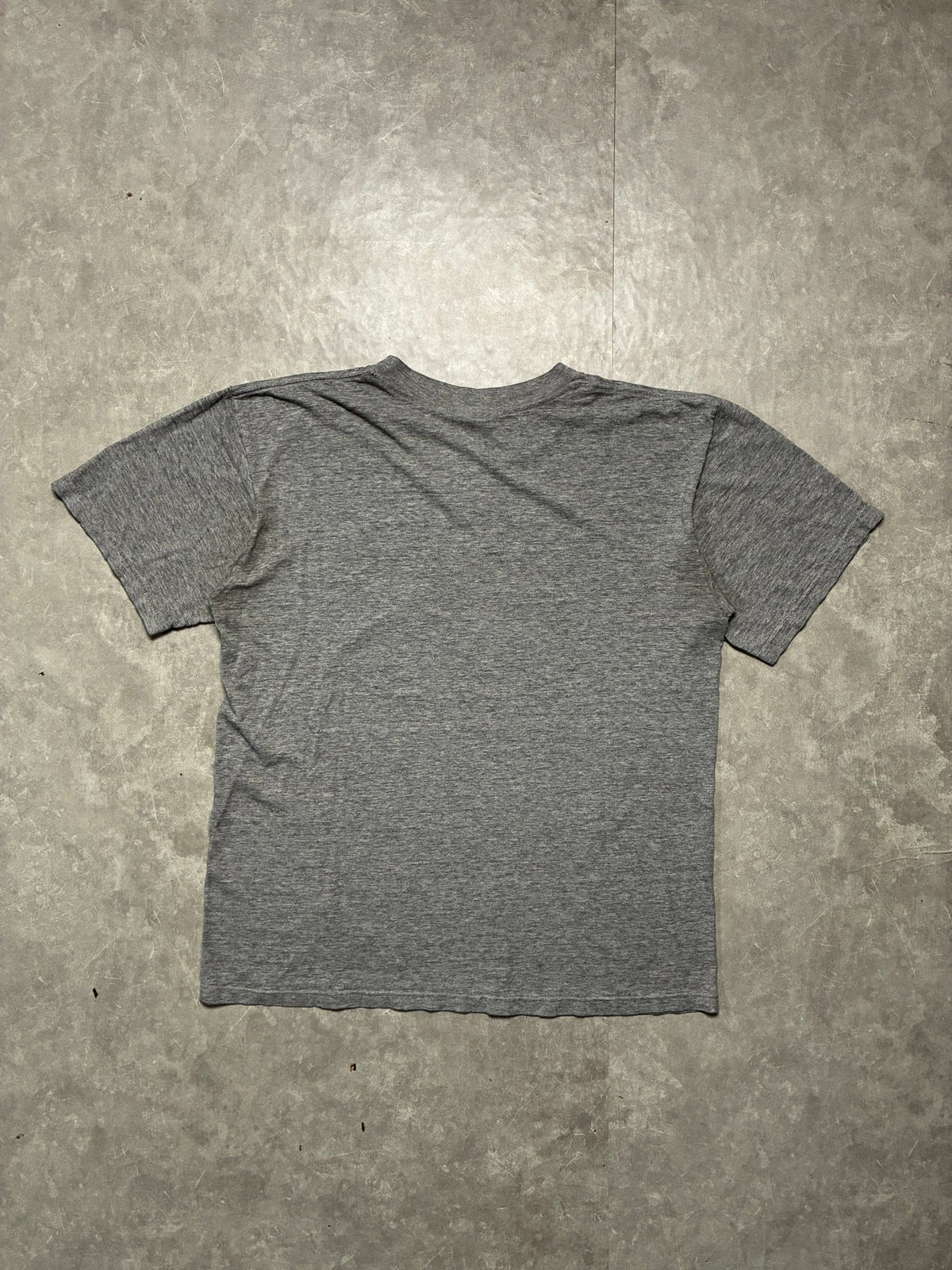 90s Vintage Kansas Jayhawks Final Four Distressed Grey T-Shirt -L - L | Martin City Vintage