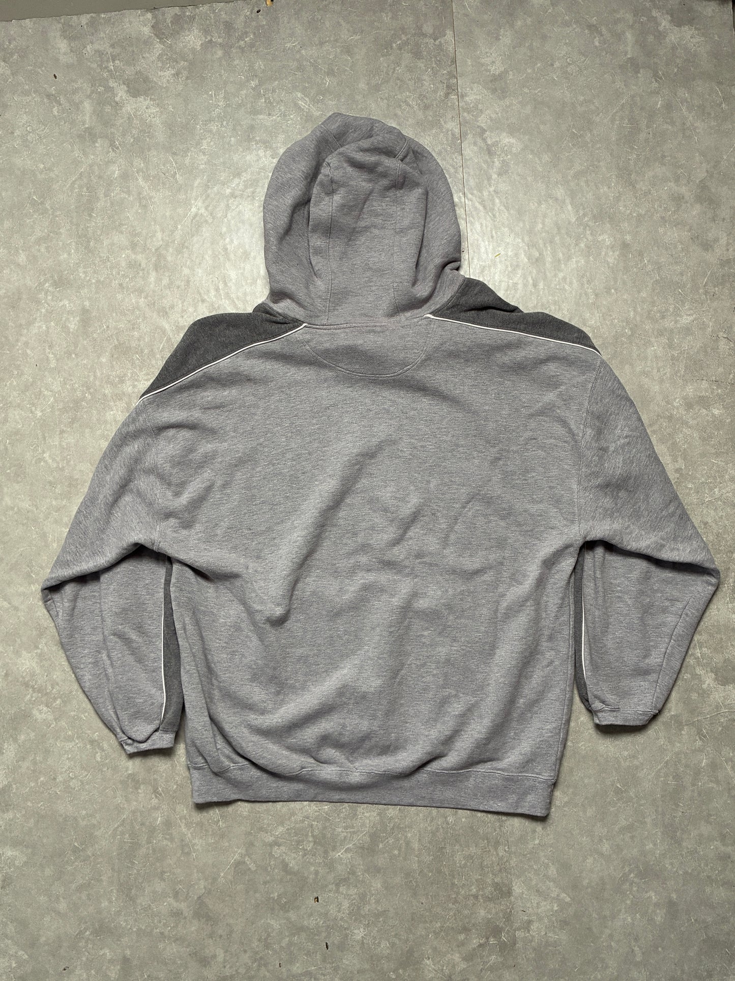 90s Vintage Missouri Tigers Embroidered Grey Hoodie -XXL