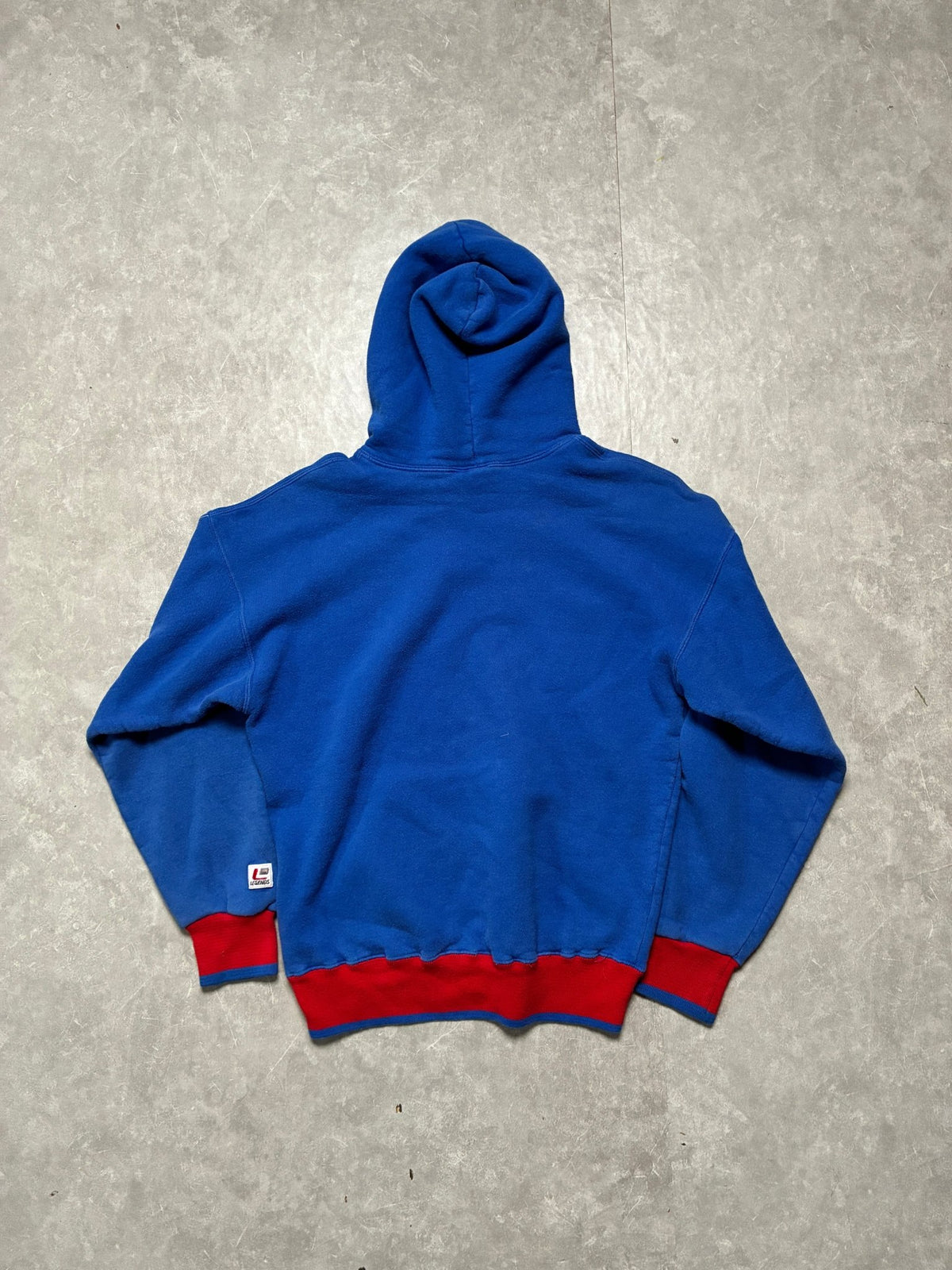 90s Vintage Kansas Jayhawks Legends Blue Hoodie -M - M | Martin City Vintage