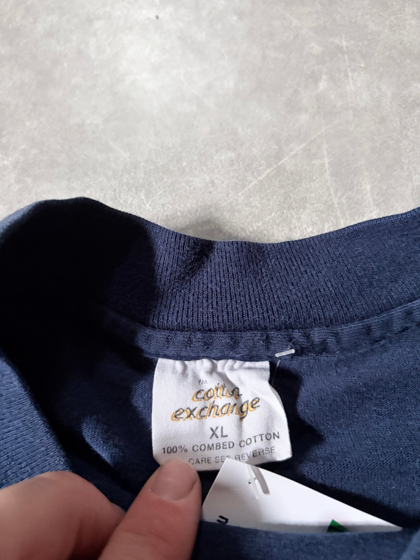 90s Vintage Virginia Cavaliers Crest Navy T-Shirt -XL