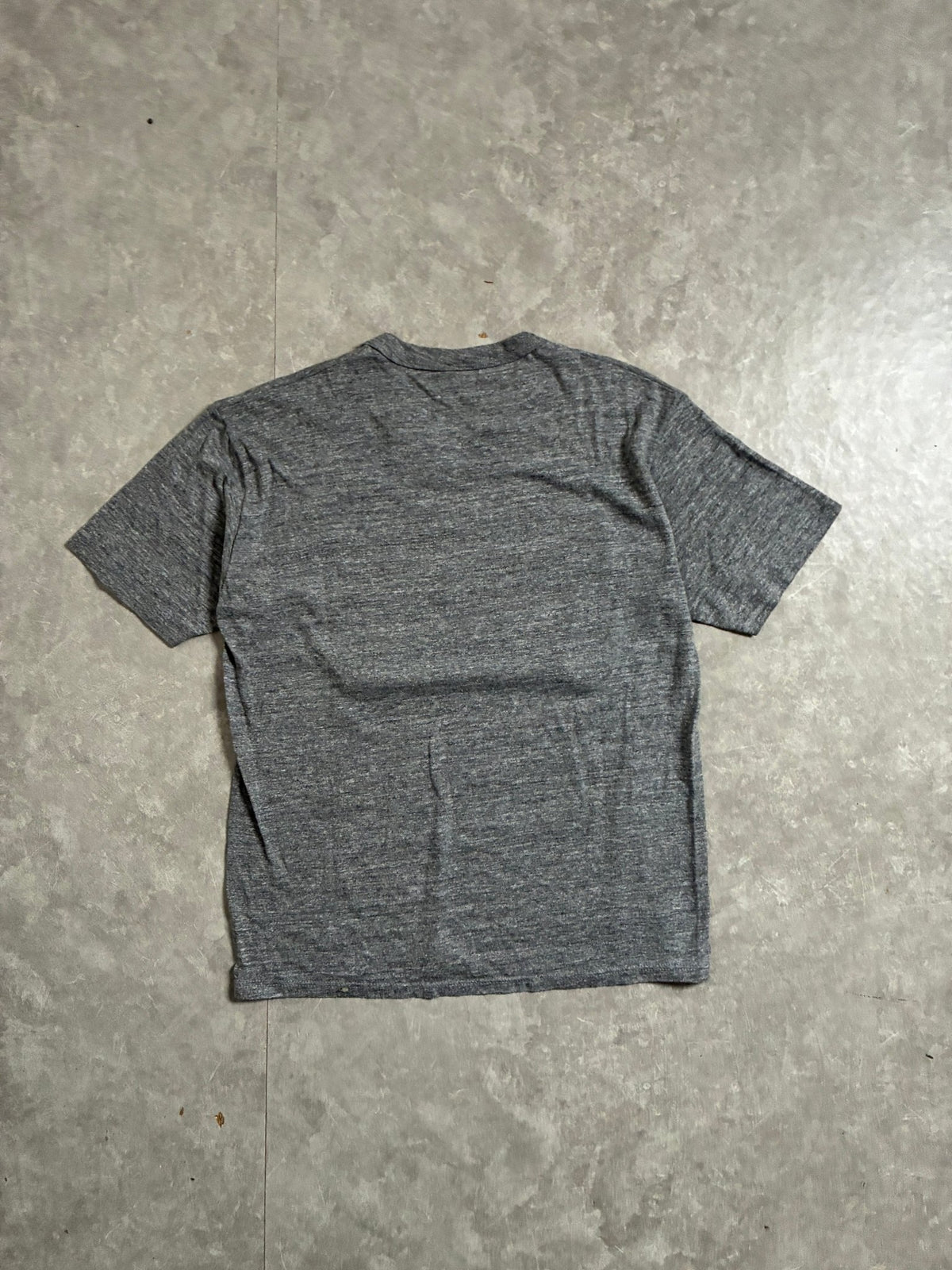 80s Vintage Kansas Jayhawks Block Letters Grey T-Shirt -XL - XL | Martin City Vintage