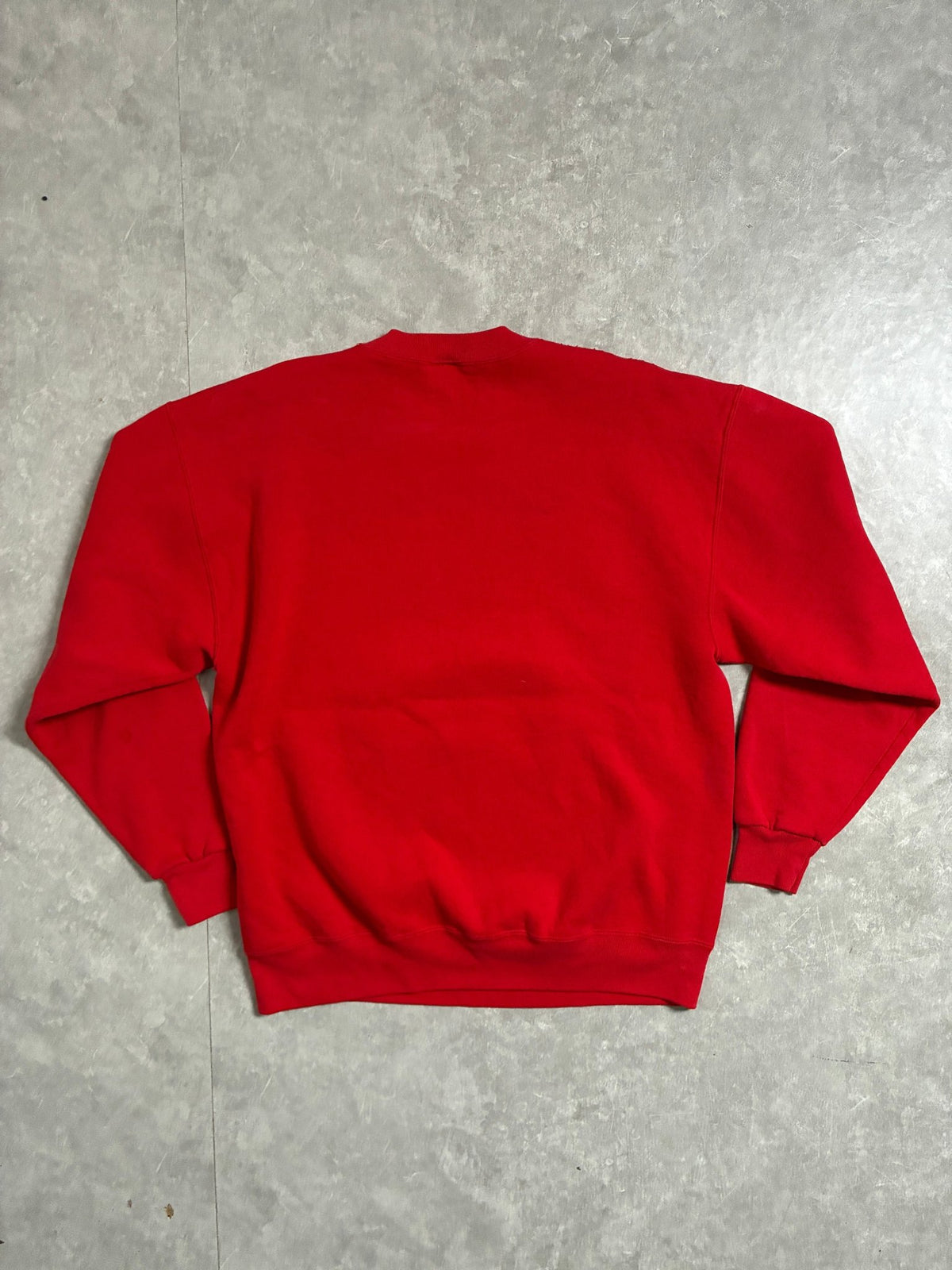 90s Vintage Nebraska Cornhuskers Big Print Red Crewneck -L - L | Martin City Vintage