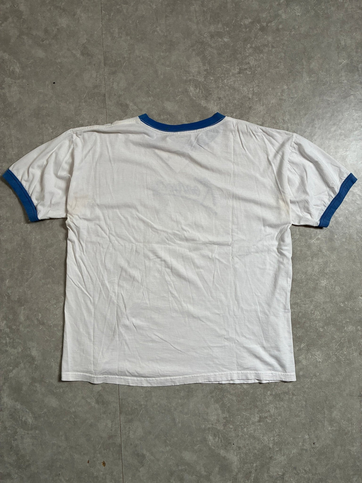 90s Vintage Kentucky Wildcats Embroidered White Ringer T-Shirt -XL - XL | Martin City Vintage
