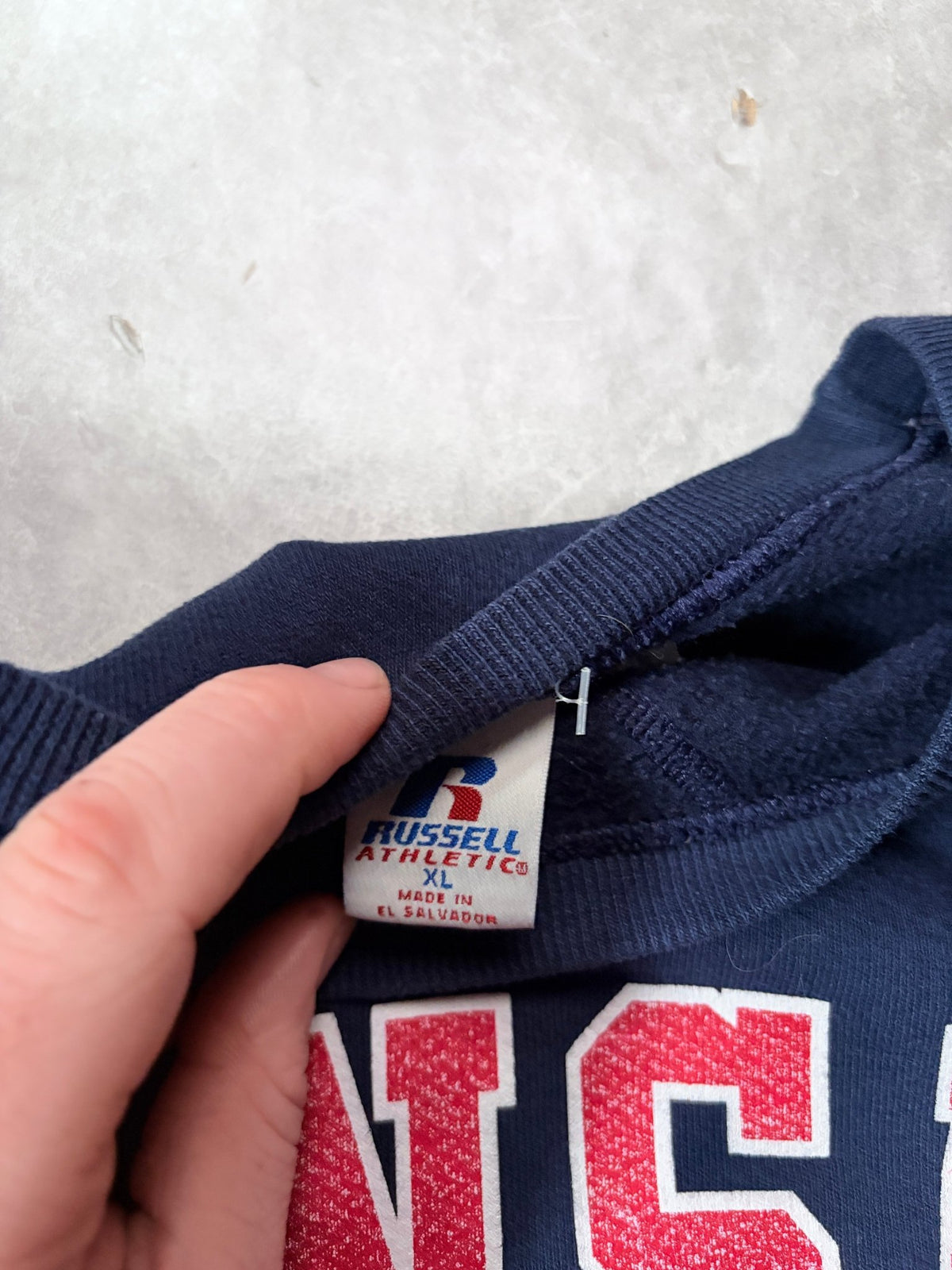 2000s Vintage Kansas Jayhawks Distressed Navy Crewneck -XL - XL | Martin City Vintage