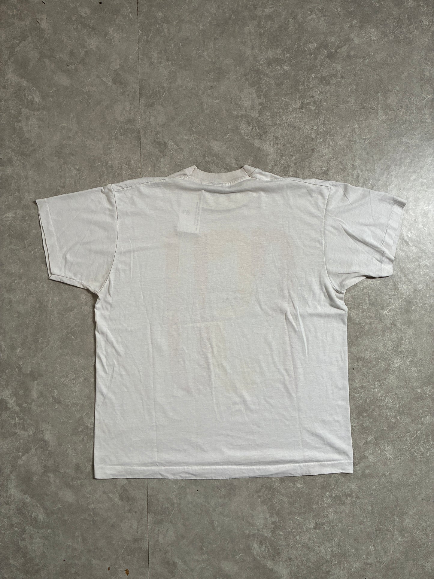 90s Vintage Florida State Seminoles Big Print White T-Shirt -XL