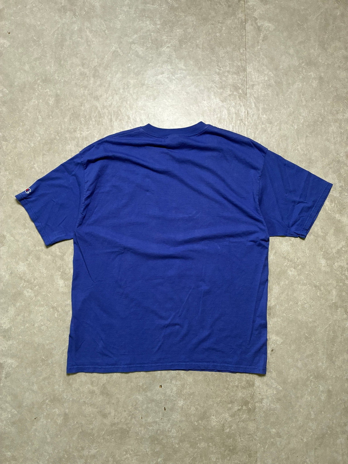 90s Vintage Kansas Jayhawks Champion Blue T-Shirt -XL - XL | Martin City Vintage