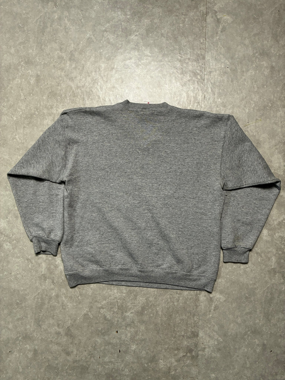 90s Vintage Kansas Jayhawks "XXL" Grey Crewneck -L - L | Martin City Vintage
