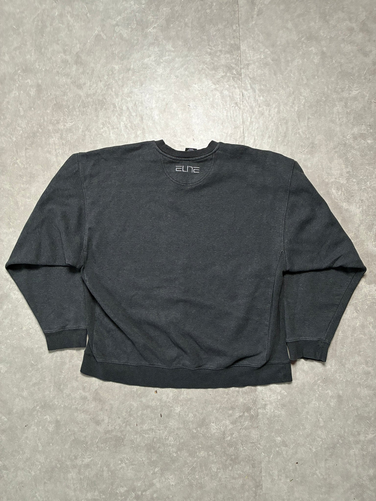 90s Vintage Kansas Jayhawks Basketball Nike Black Crewneck -M - M | Martin City Vintage