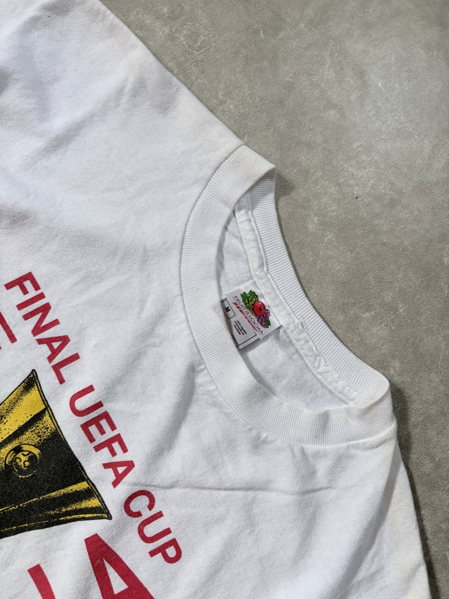 2006 Vintage Middlesbrough FC UEFA Final White T Shirt -M - M | Martin City Vintage