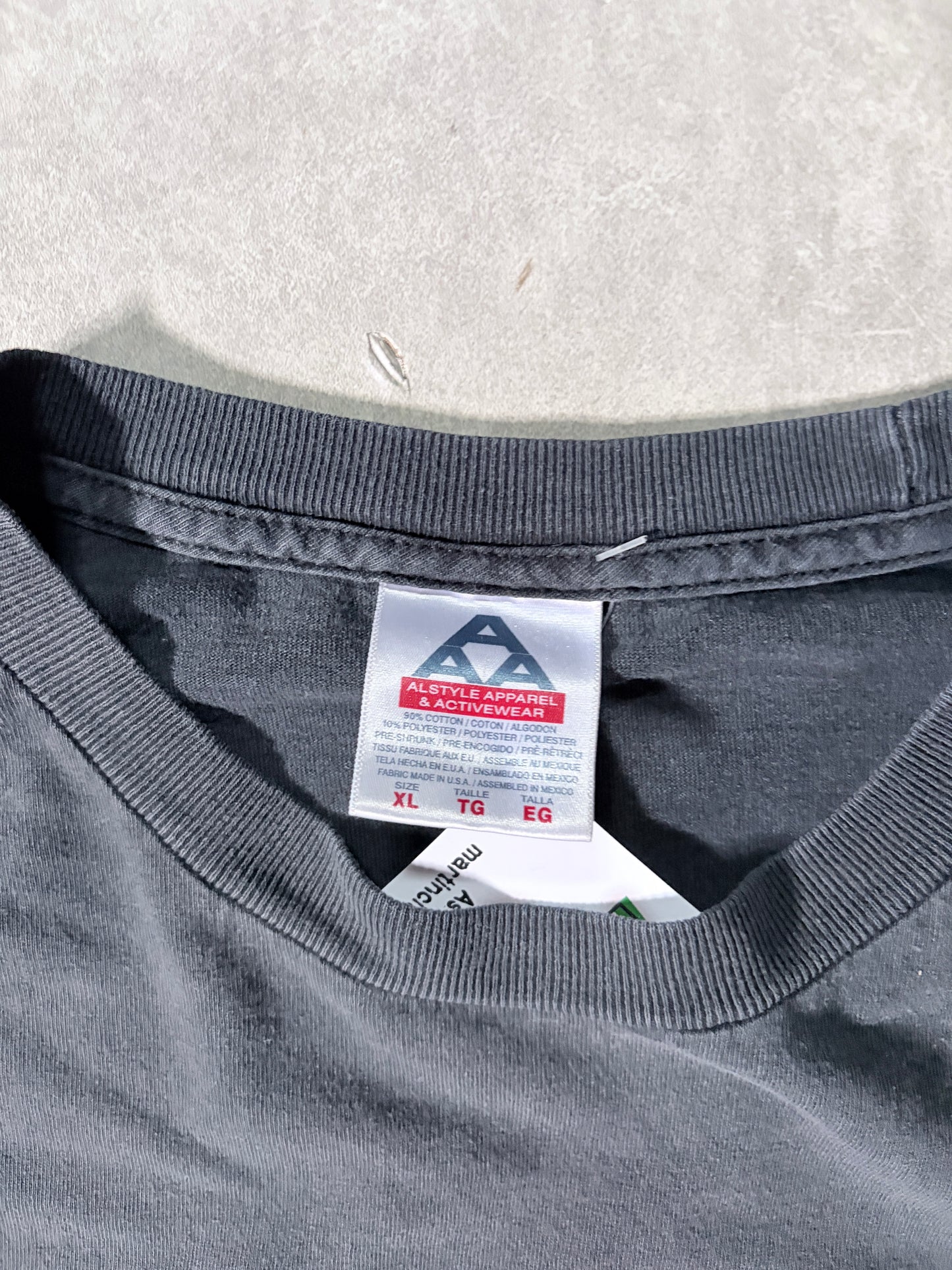 90s Vintage "It's All About Me" Funny Faded Black T Shirt -XL