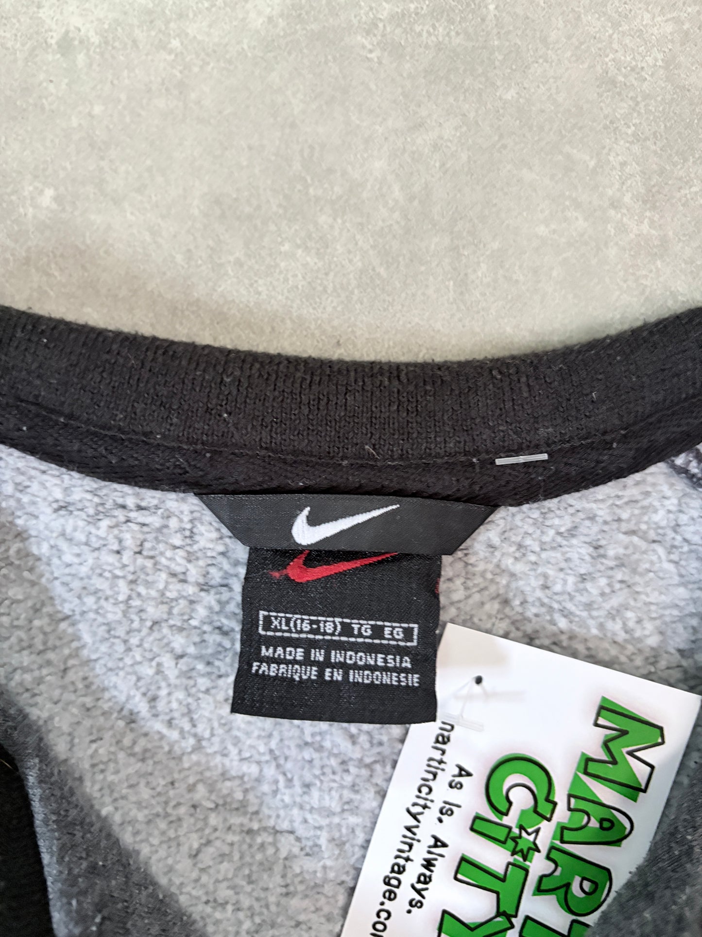 90s Vintage Nike Grey Quarter Zip -XL