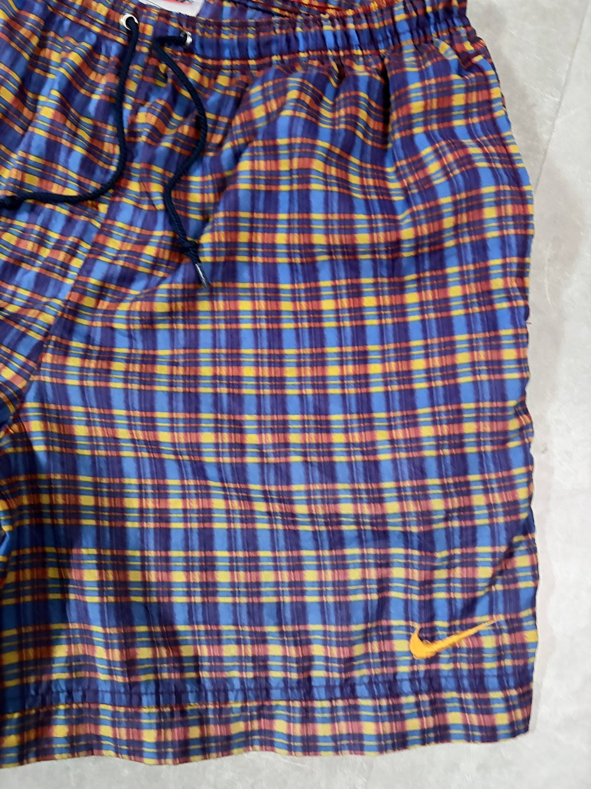 90's Vintage Nike Plaid Shorts -M - M | Martin City Vintage