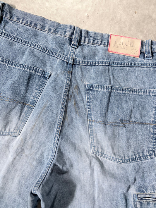 2000s Vintage Jordin Baggy Light Wash Jorts -36W