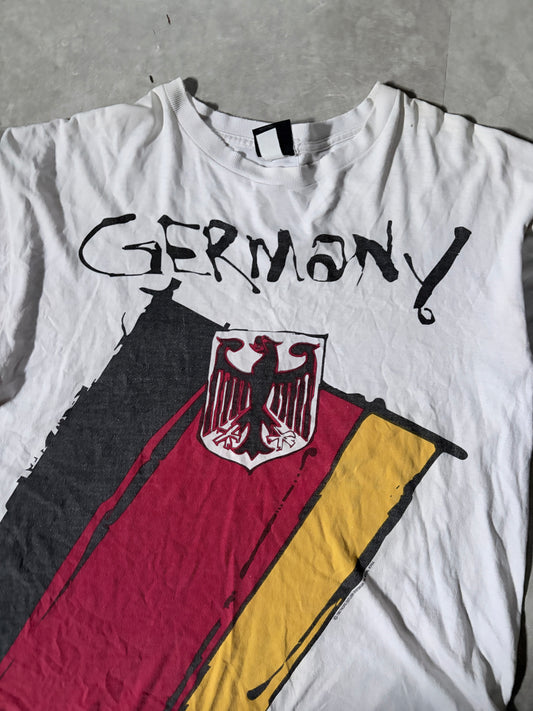 1994 Vintage FIFA World Cup Germany Big Print White T Shirt -XL