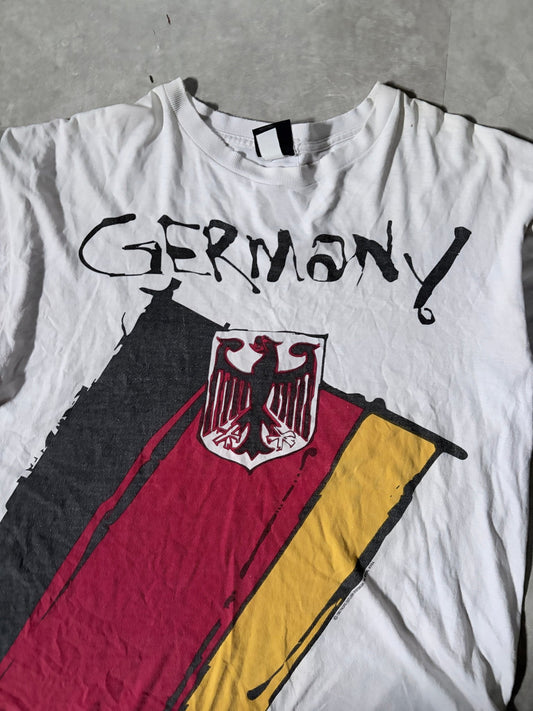 1994 Vintage FIFA World Cup Germany Big Print White T Shirt -XL - XL | Martin City Vintage