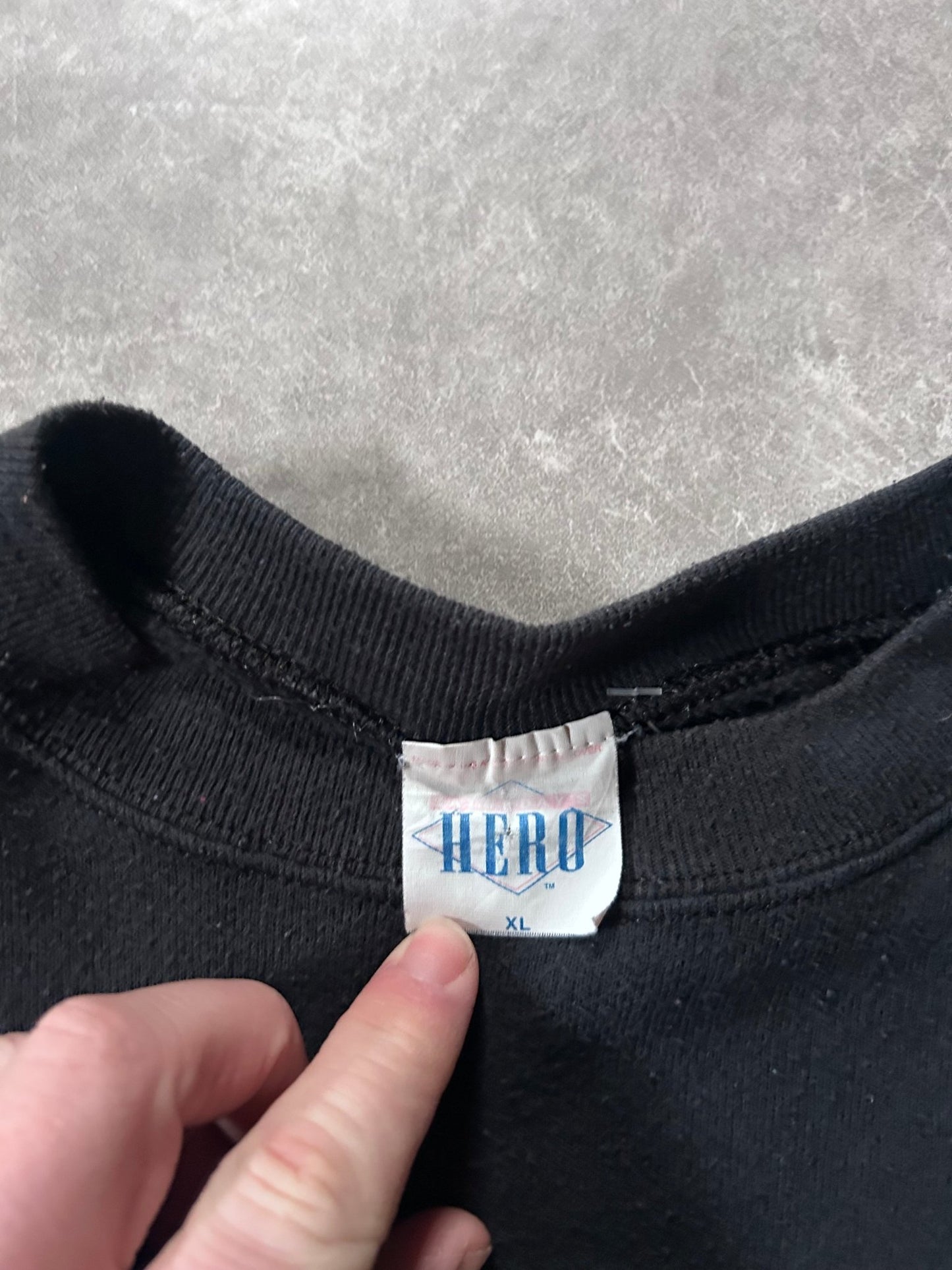 90s Vintage Pittsburgh Steelers Black Crewneck Size XL - XL | Martin City Vintage