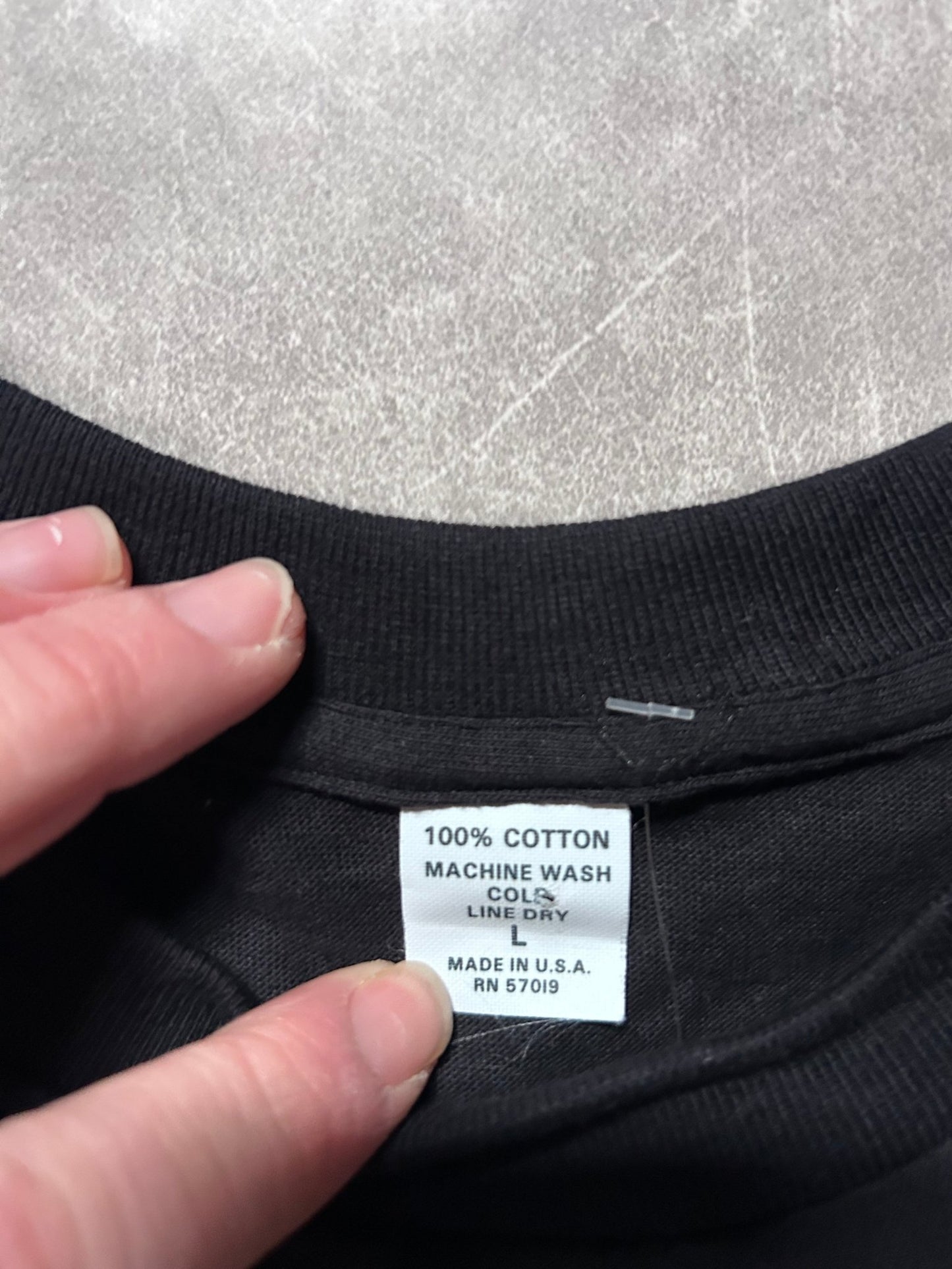 1988 Vintage U2 Battle And Hum Black Band T Shirt Size L - L | Martin City Vintage