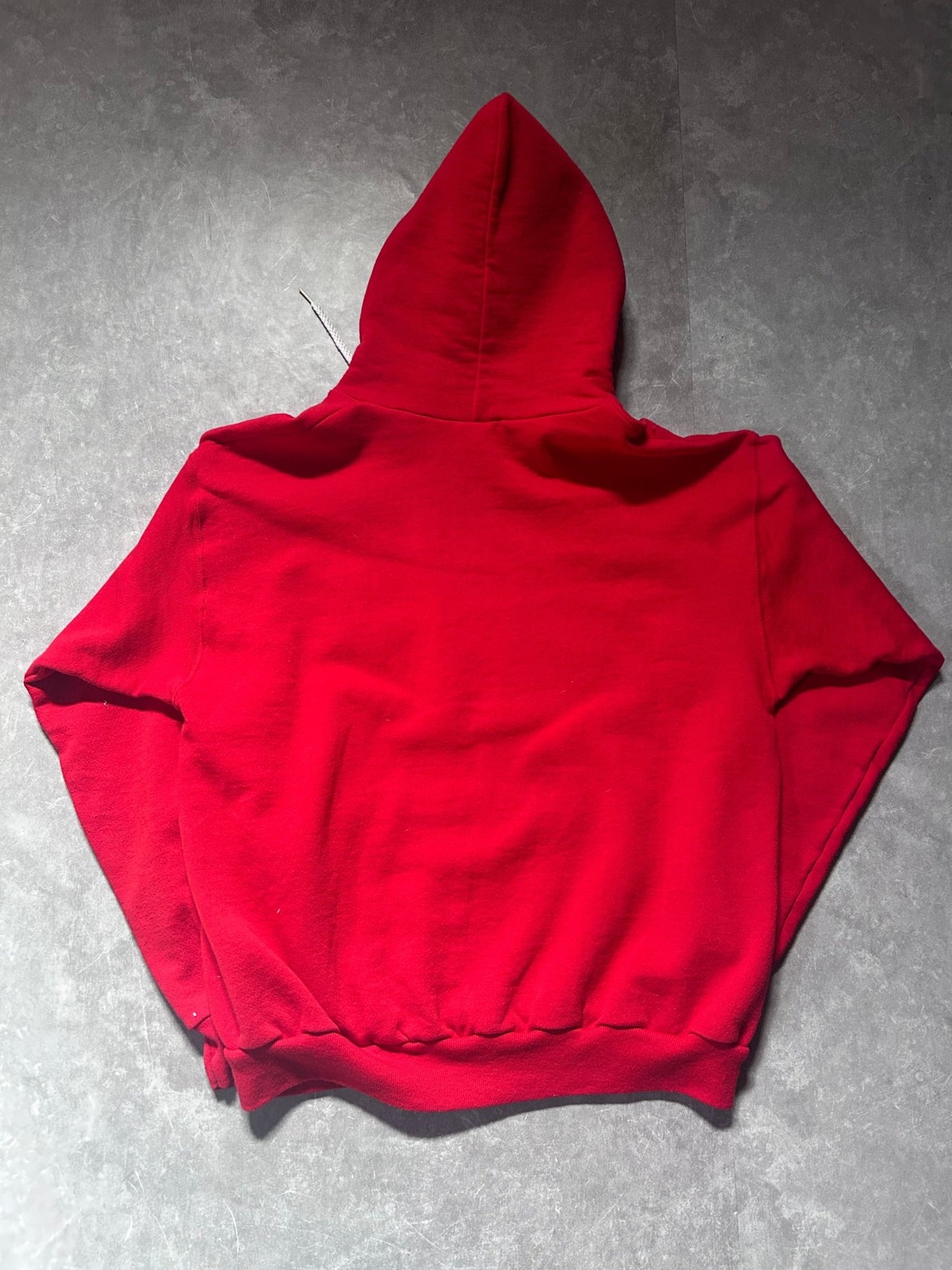 90s Vintage Kansas City Chiefs Chrome Print Red Hoodie Size XL - XL | Martin City Vintage