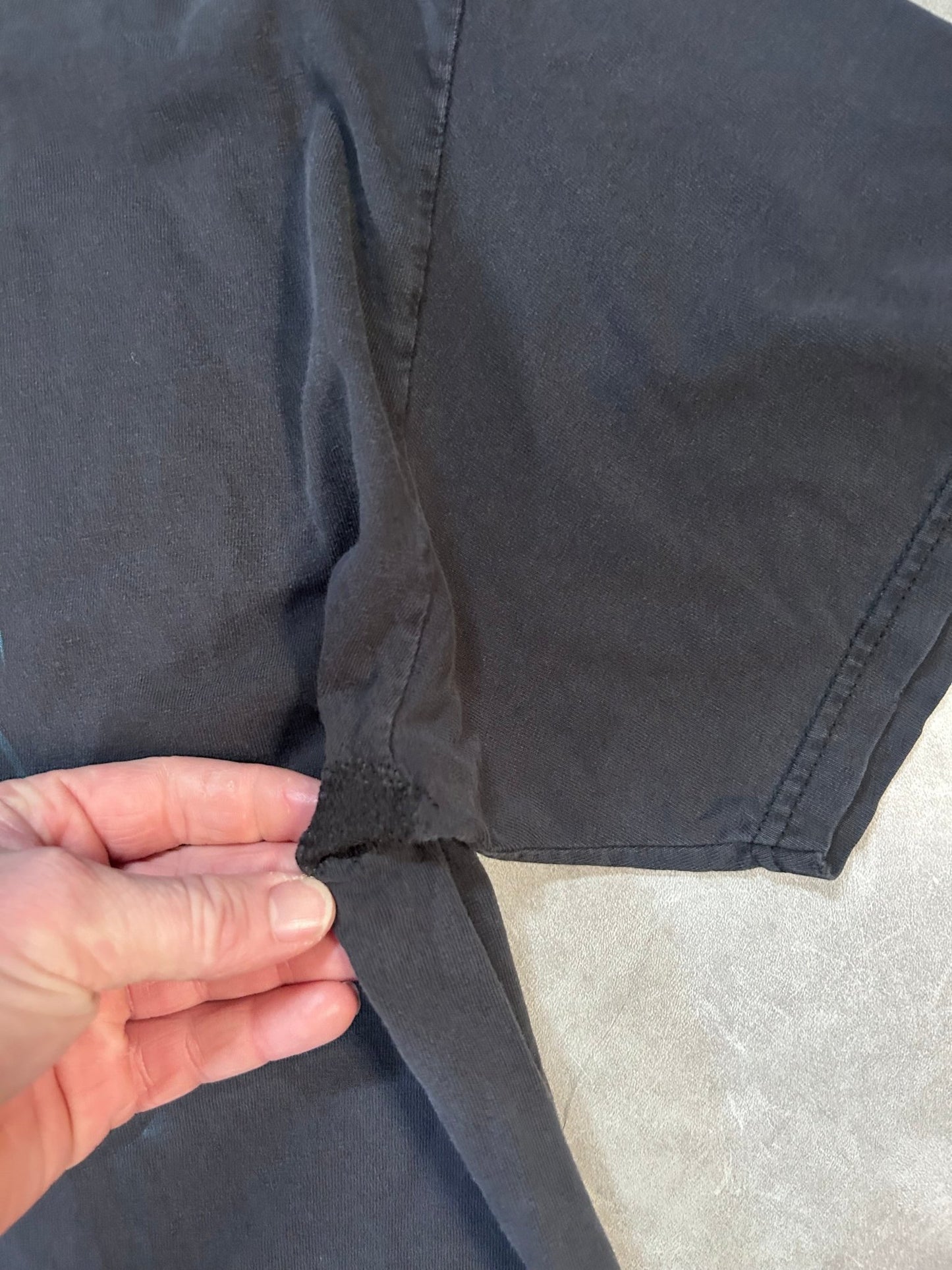 2000s Vintage Harley Davidson Distressed Repaired Faded Black T Shirt Size XL