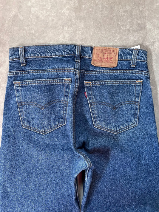 90s Vintage Levi's 550 Dark Wash Jeans Size 34 x 34 - 34 | Martin City Vintage