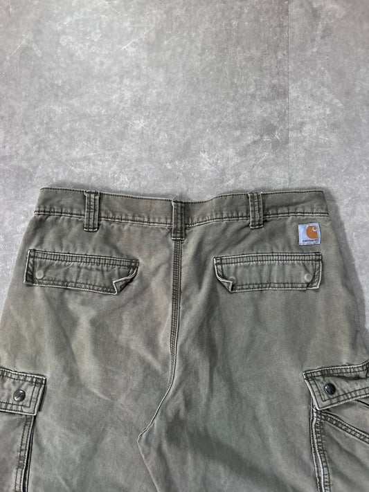 Carhartt Faded Green Cargo Shorts Size 36 - 36 | Martin City Vintage