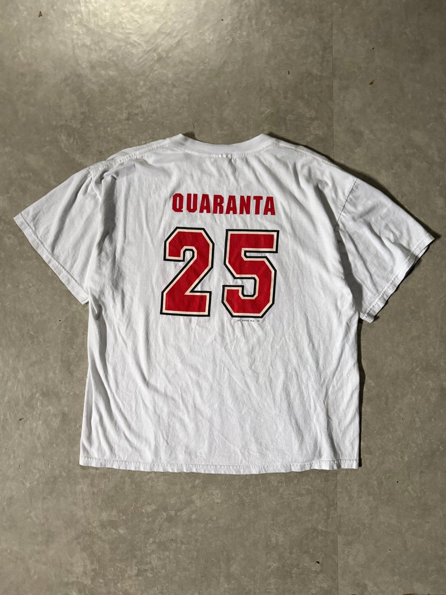 90's Vintage D.C. Soccer United Quaranta White T-Shirt -XL - XL | Martin City Vintage