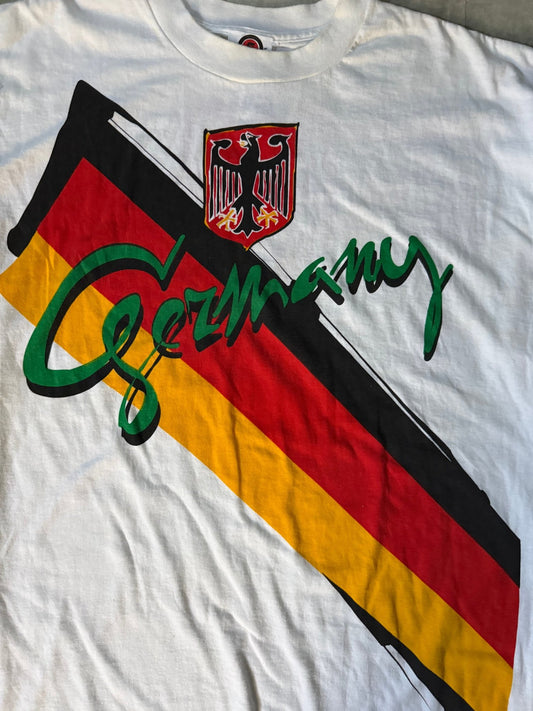 1994 Vintage FIFA World Cup Germany White T-Shirt -XL - XL | Martin City Vintage