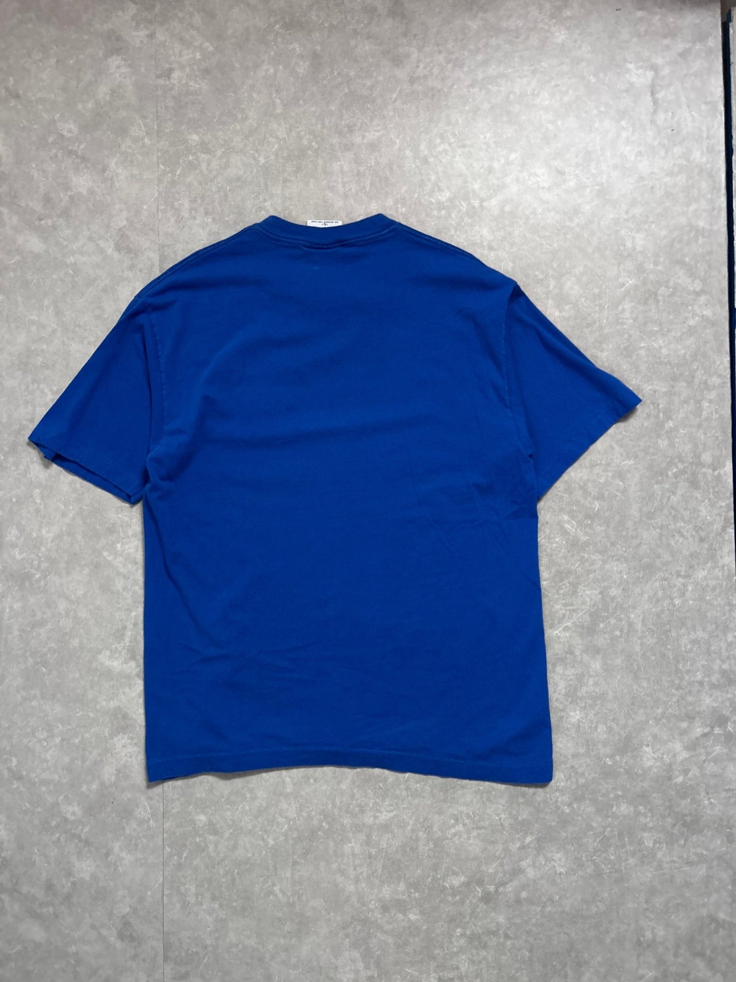90s Vintage Kansas City Royals Logo Athletic Minimalist Embroidered Blue T Shirt - L - L | Martin City Vintage