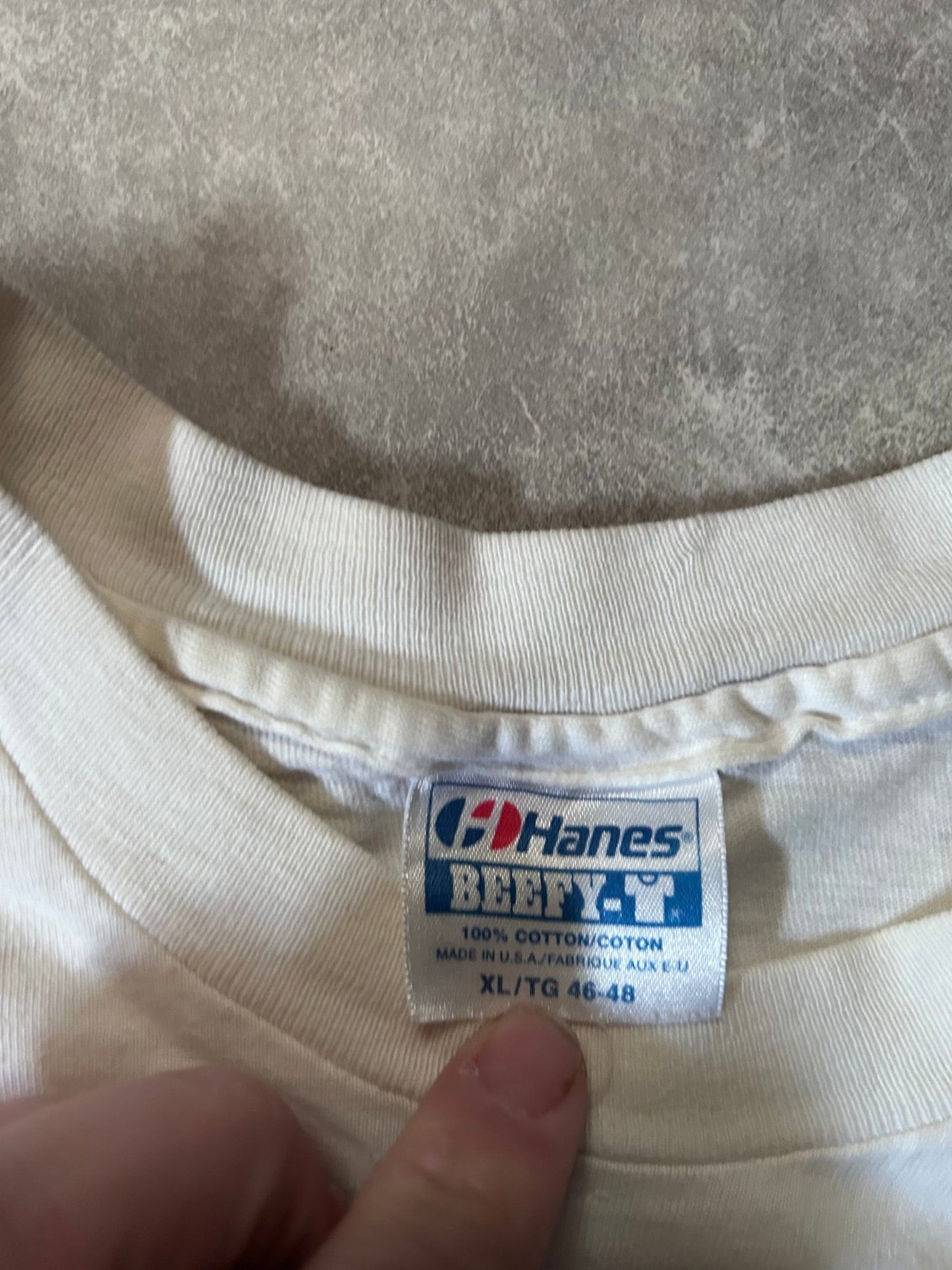 90s Vintage Chicago Cubs Teddy Bear White T Shirt - XL - XL | Martin City Vintage