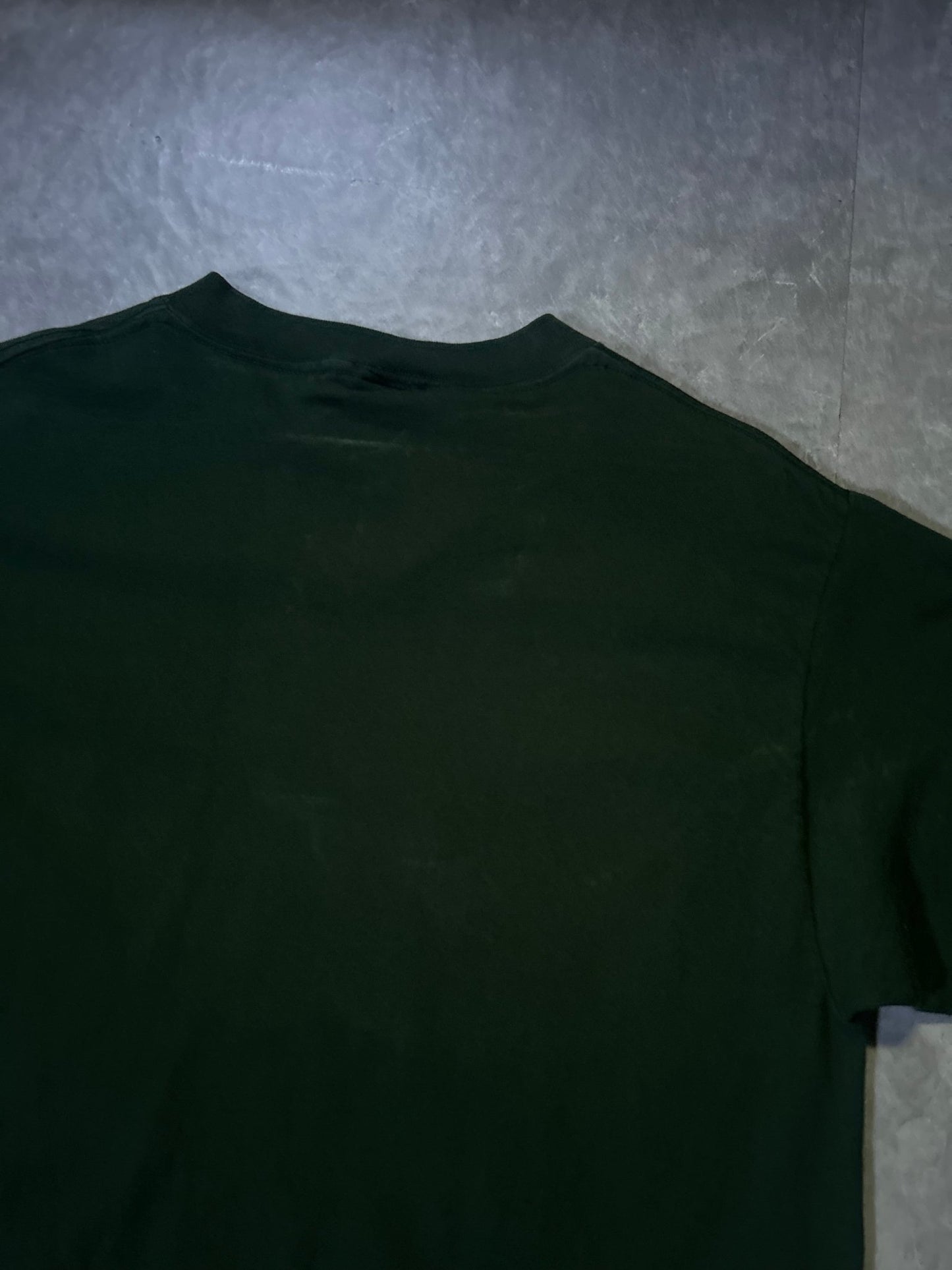 90's Vintage Green Bay Packers Helmet Green T-Shirt - L - L | Martin City Vintage