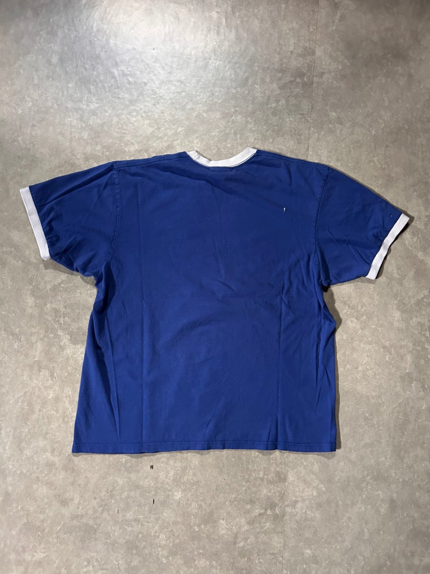 2000's Vintage Kansas City Royals Nike Script Blue Ringer T-Shirt - L - L | Martin City Vintage