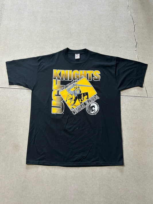 1994 Vintage University of Central Florida Black T Shirt Size XL - | Martin City Vintage