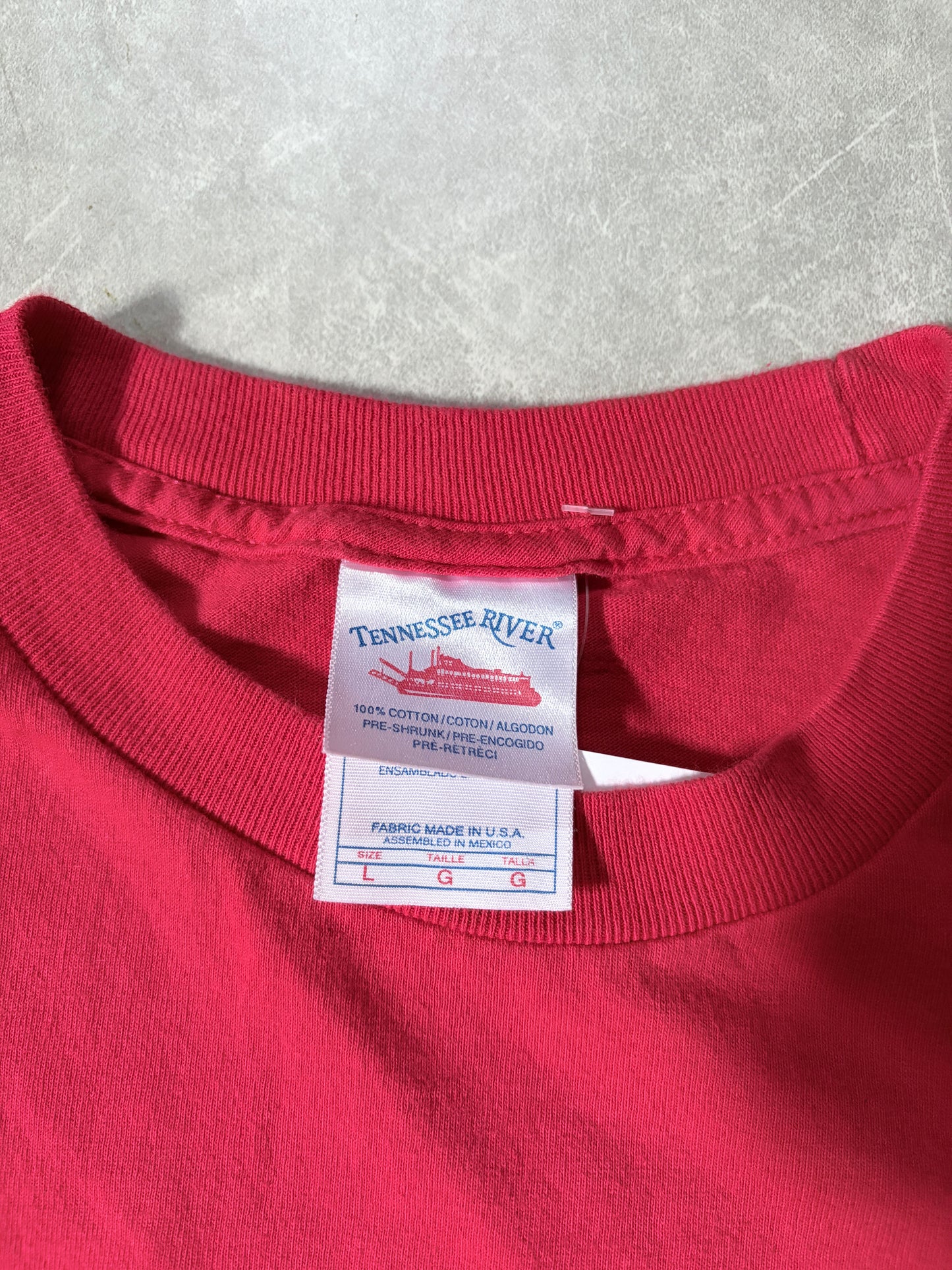2004 Vintage USA Soccer Red T Shirt -L