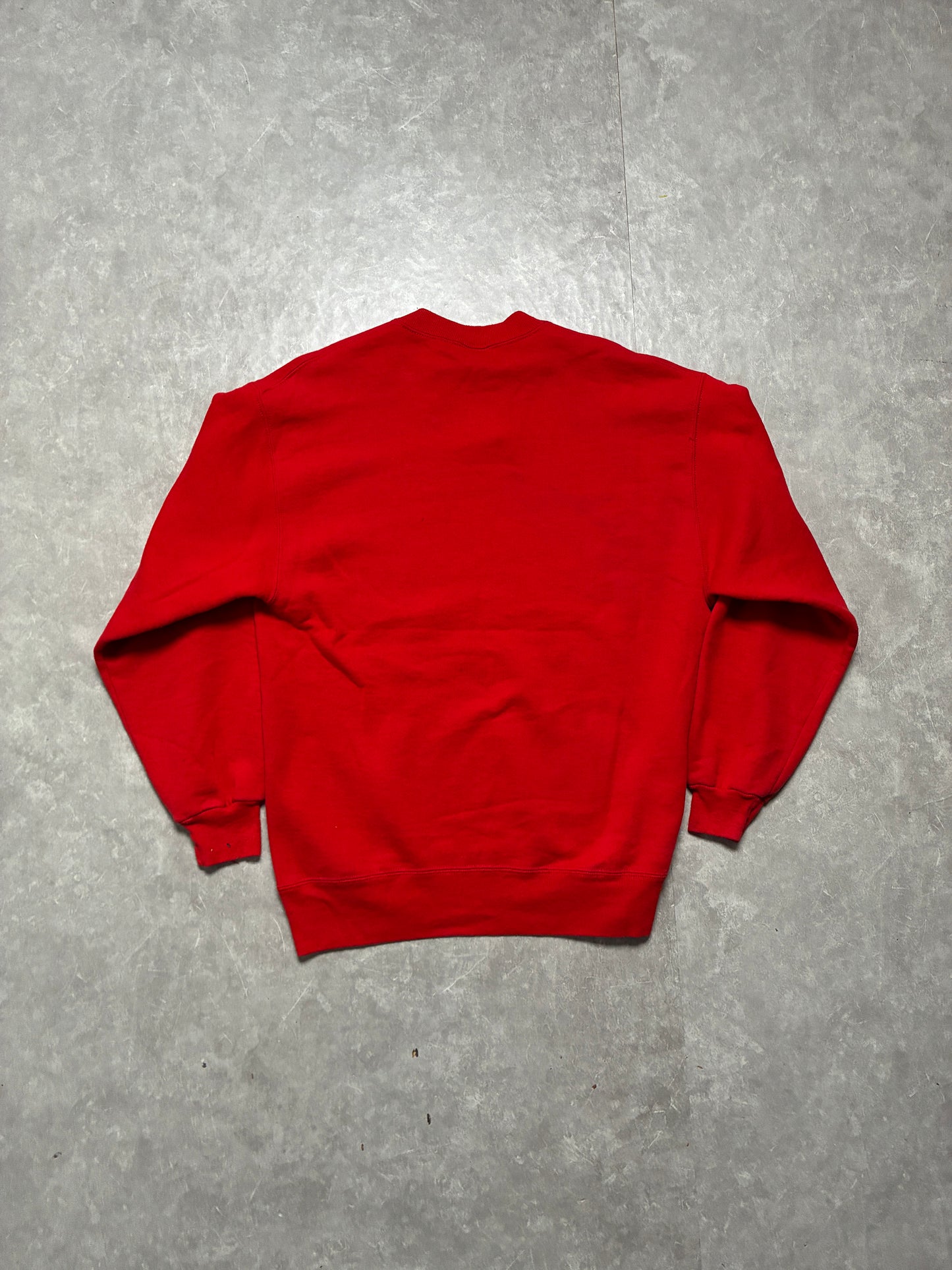 90s Vintage Arkansas Razorbacks Russell Red Crewneck -L