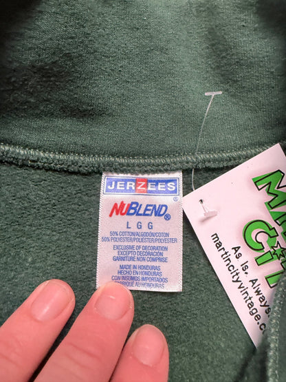 2000s Vintage Missouri Southern State Griffons Green Quarter Zip -L - L | Martin City Vintage