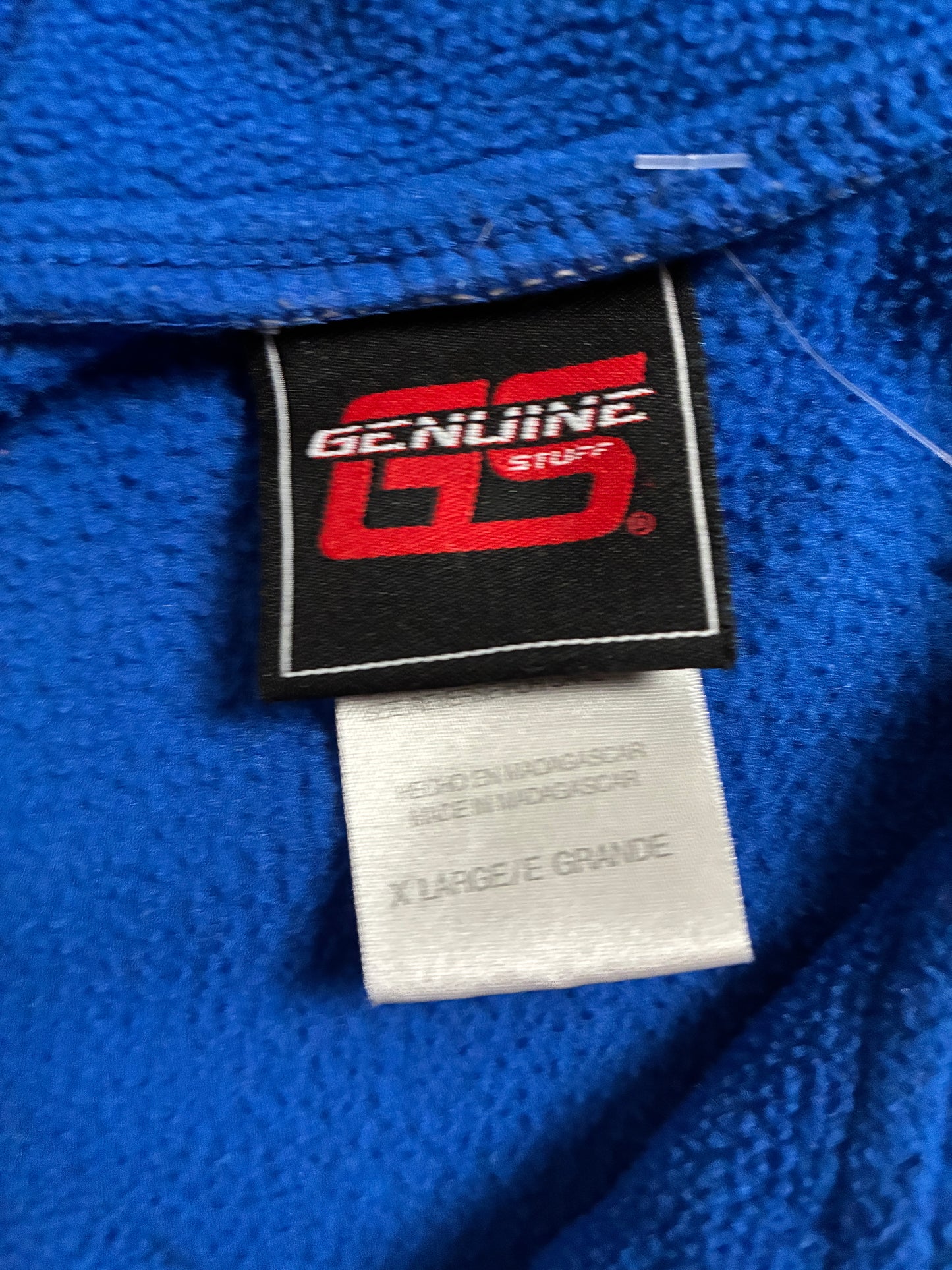 2000s Vintage Kansas Jayhawks Quarter Zip Blue Fleece -M