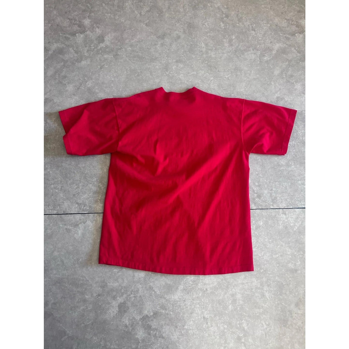 90s Vintage Kansas City Chiefs Embroidered Red T Shirt Size L - | Martin City Vintage