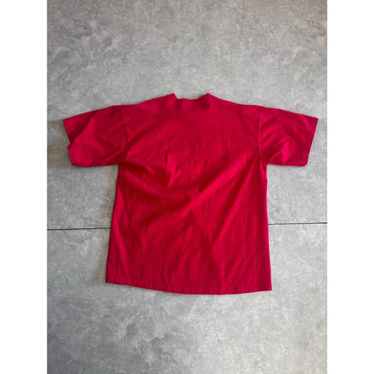 90s Vintage Kansas City Chiefs Embroidered Red T Shirt Size L - | Martin City Vintage