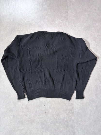 90s Vintage Missouri Tigers Track Nike Black Knit Sweater -L - L | Martin City Vintage
