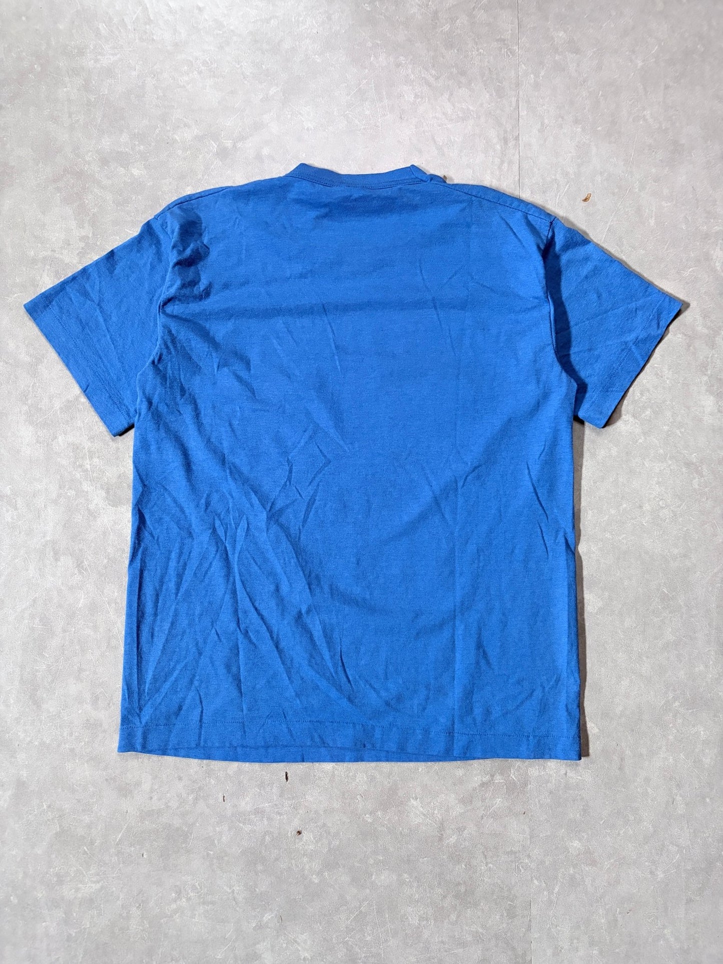 90s Vintage Kansas Jayhawks "XXL" Blue T-Shirt -L - L | Martin City Vintage