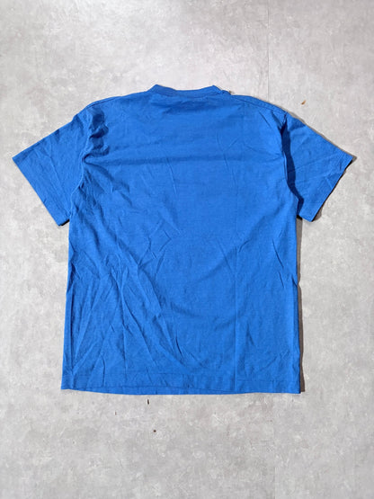 90s Vintage Kansas Jayhawks "XXL" Blue T-Shirt -L - L | Martin City Vintage