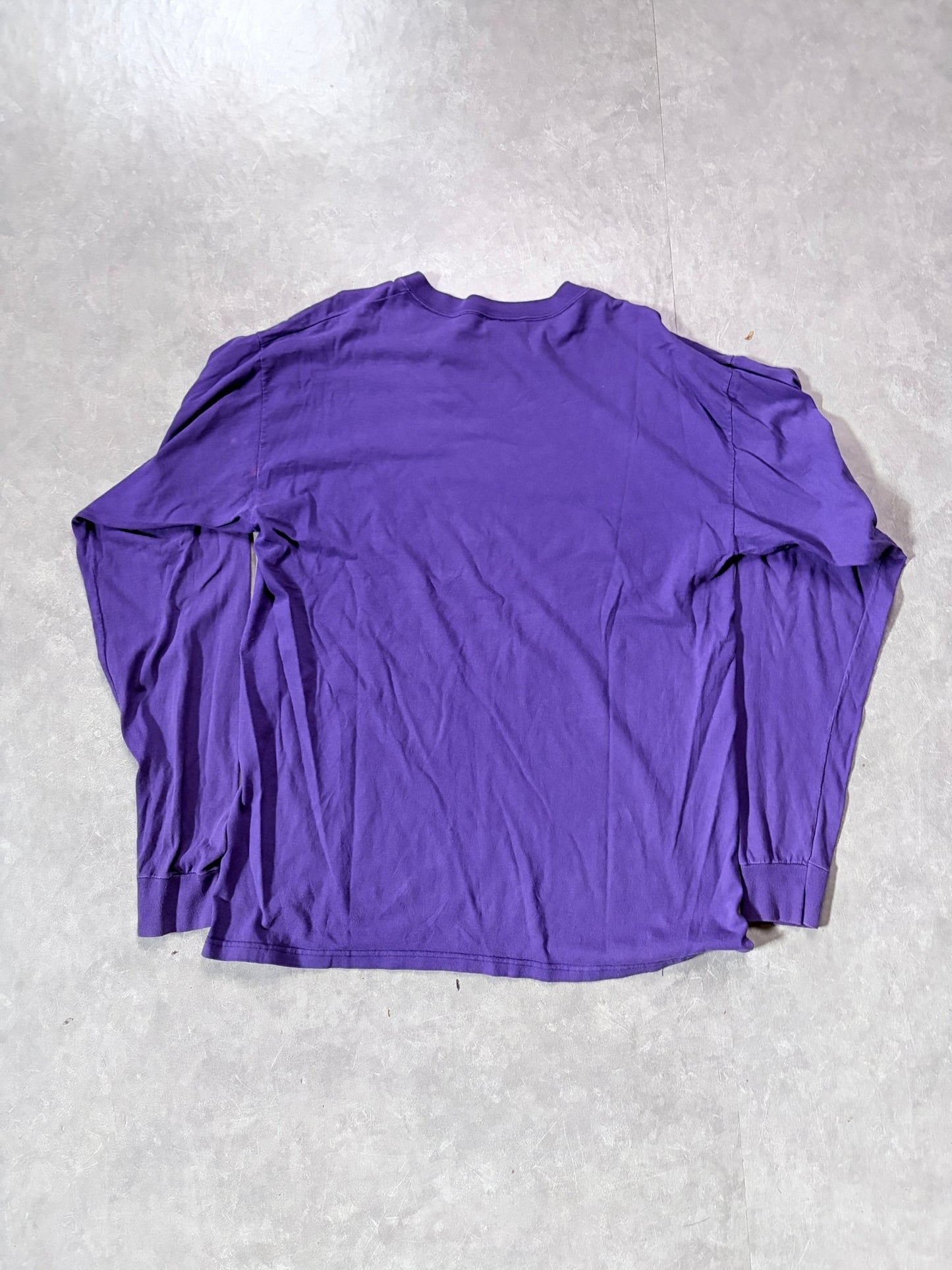 90s Vintage Kansas State Wildcats Purple Long Sleeve Shirt -L - L | Martin City Vintage