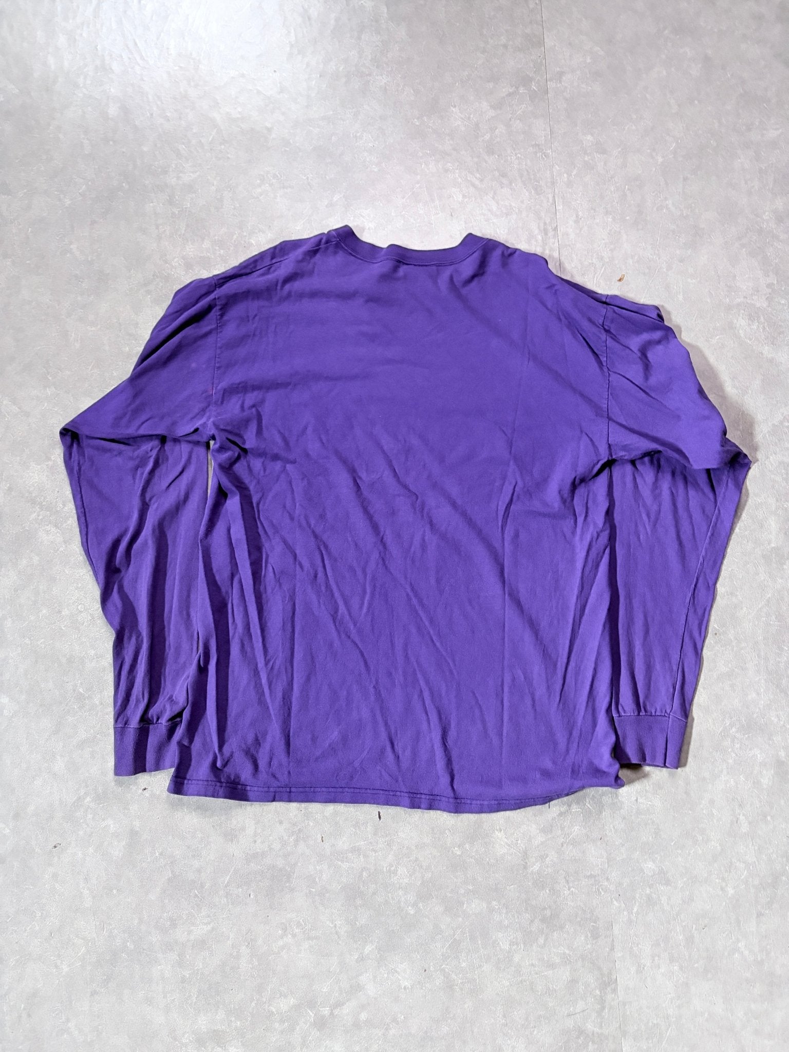 90s Vintage Kansas State Wildcats Purple Long Sleeve Shirt -L - L | Martin City Vintage