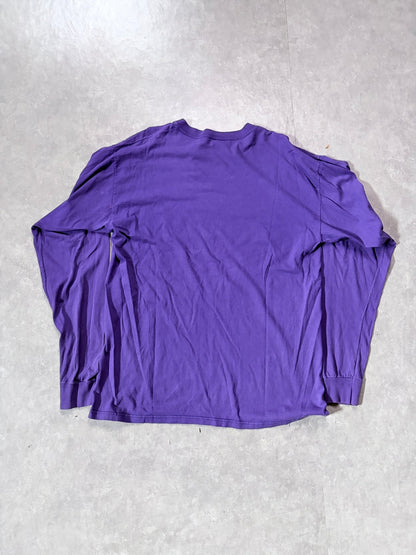 90s Vintage Kansas State Wildcats Purple Long Sleeve Shirt -L - L | Martin City Vintage
