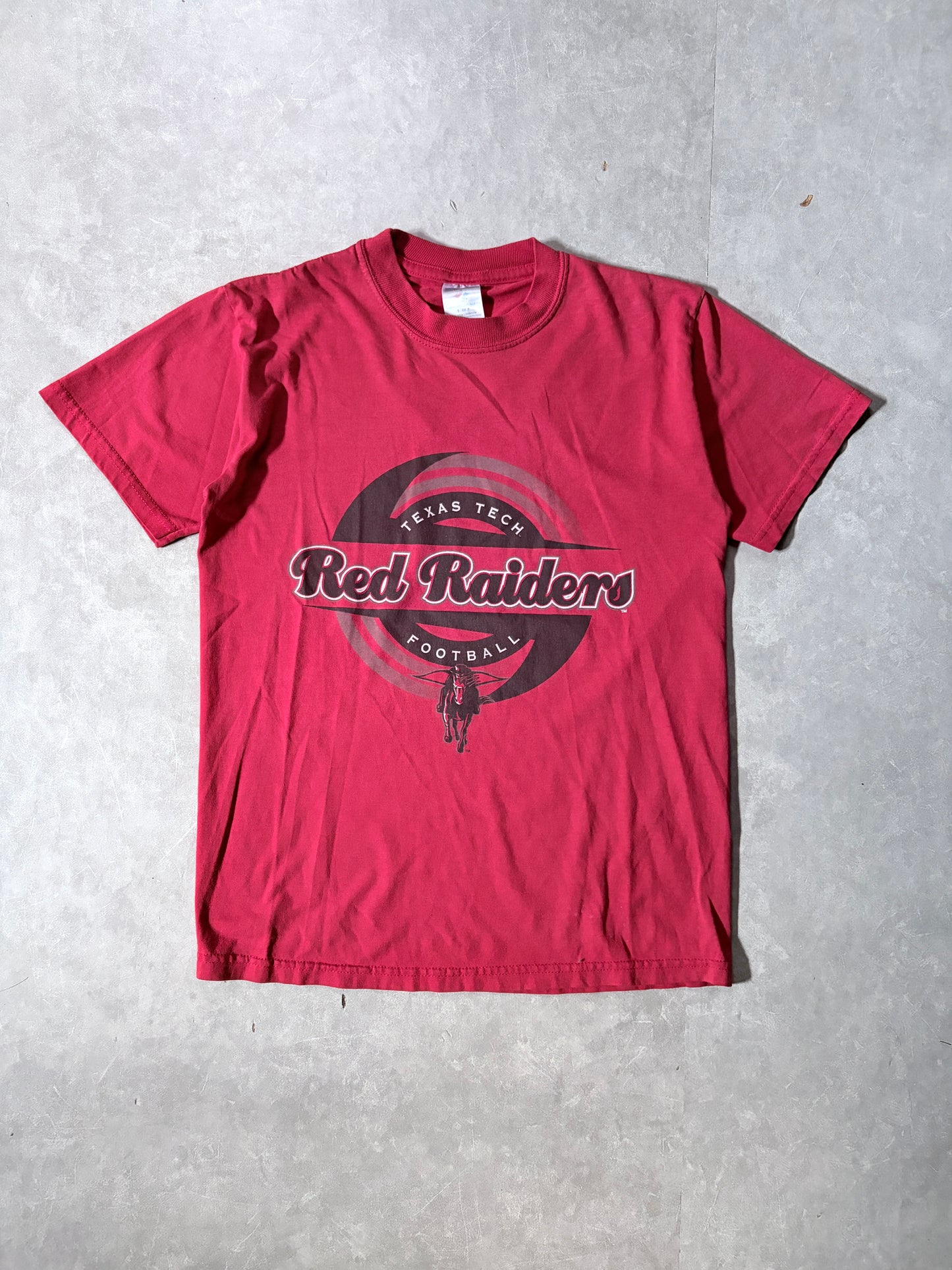 2000s Vintage Texas Tech Red Raiders Red T-Shirt -S