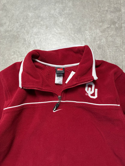 90s Vintage Oklahoma Sooners Nike Red Fleece -M